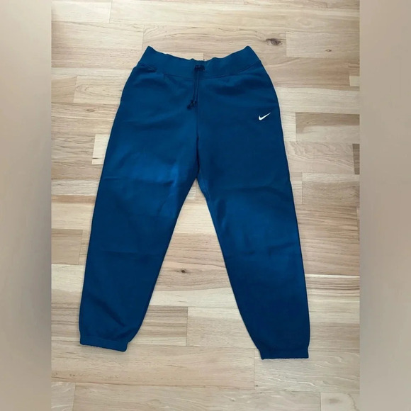 Nike women’s oversized high rise joggers elastic waist size XL Dark turquoise - Picture 2 of 11